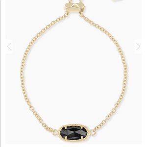 Kendra Scott Elaina black gold bracelet